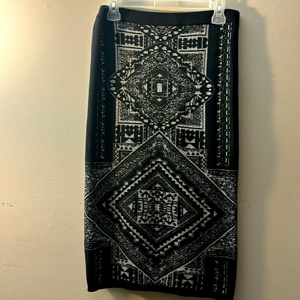 Black and white skirt
